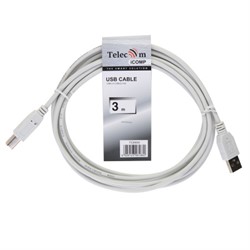 Кабель USB2.0  A-->B (3.0м) Telecom     TC6900-3.0M_461860 - фото 10214