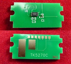 Чип для Kyocera Ecosys P6230cdn/M6230cidn/M6630cidn (TK-5270C) Cyan, 6K ELP Imaging®     ELP-CH-TK5270C - фото 10455