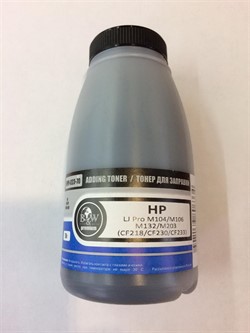 Тонер HP LJ Pro M104/M106/M132/M203 (CF218/CF230/CF233) (фл. 70г) B&W Premium фас. Россия     CF218/CF230/CF233 - фото 6777