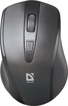 Defender Мышь беспроводная Datum MM-265 черный,3 кнопки,1600 dpi     52265 - фото 9923