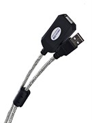 Кабель-адаптер USB2.0, удлинительный активный <Am-->Af> 10м Aopen/Qust <ACU823-10M>     ACU823-10M_851321