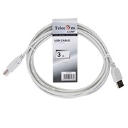 Кабель USB2.0  A-->B (3.0м) Telecom     TC6900-3.0M_461860