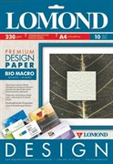 Lomond Бумага глянцевая с тиснением 'Био макро' 230г/м2 10л А4     0936041
