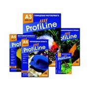 Profiline Пленка самокл. золотистая глянц. металлиз. для струйн., 0,125мм, А4, 20л, цена за 1л.